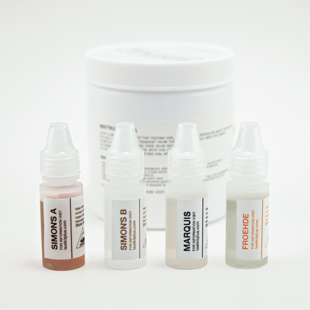MDMA Complete Test Kit (Marquis + Simon's + Froehde)
